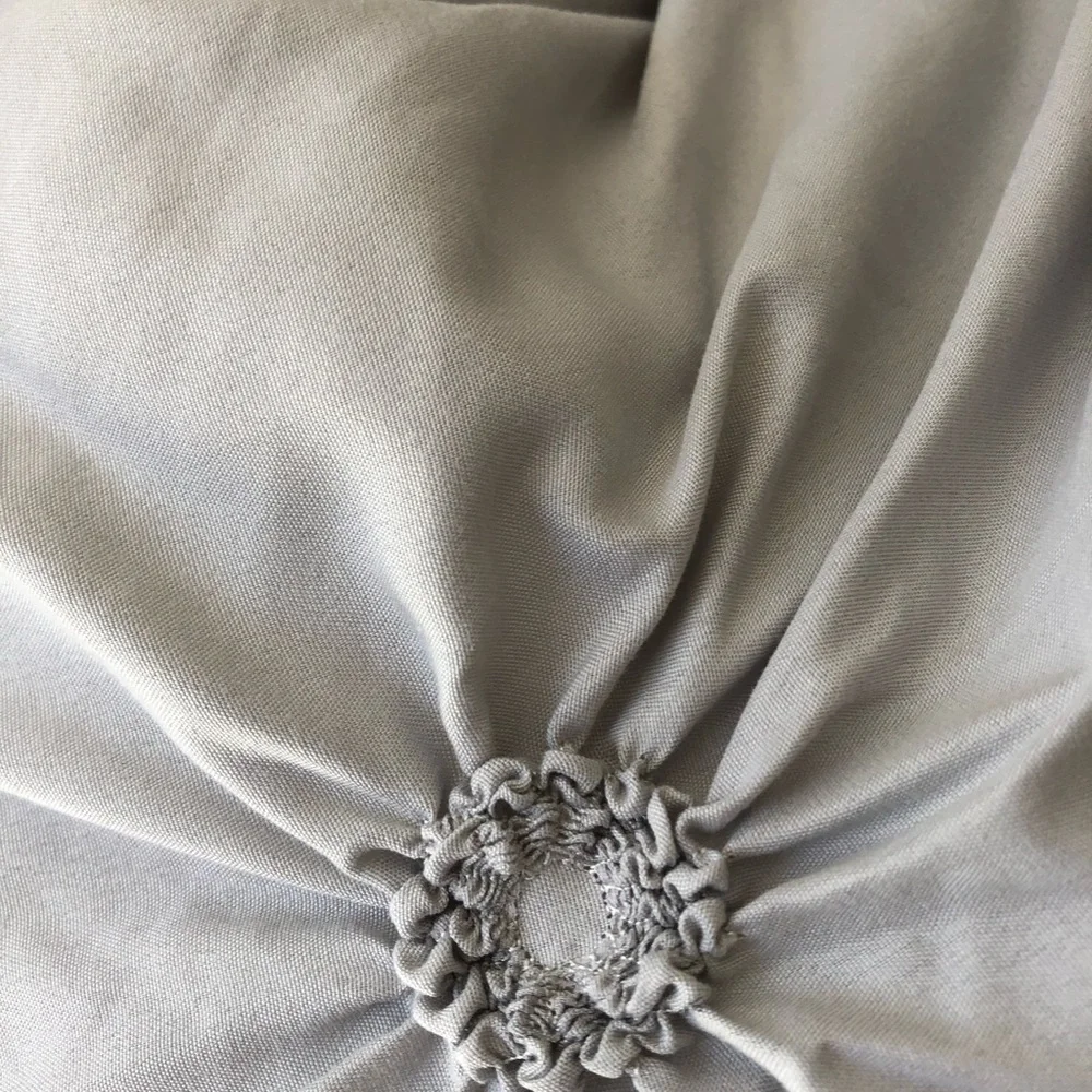 Classic Tufted Pintuck comforter- Light Gray